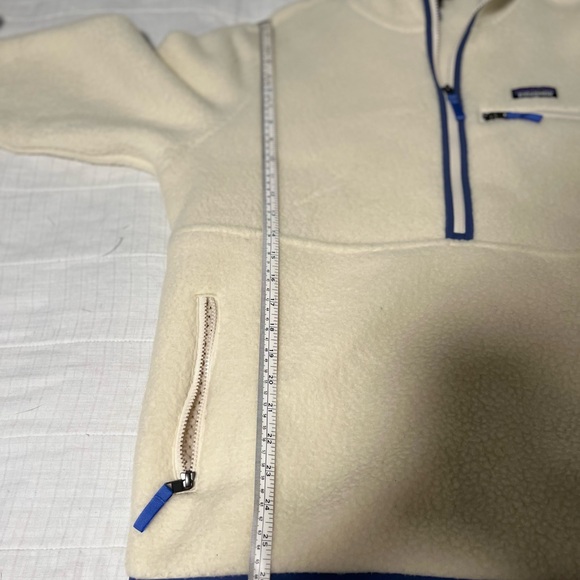 Patagonia retro pile fleece marsupial half zip sweater Women’s XL - Picture 4 of 8